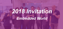 參展訊息- 2018 Embedded World - Hall 1 /1-270