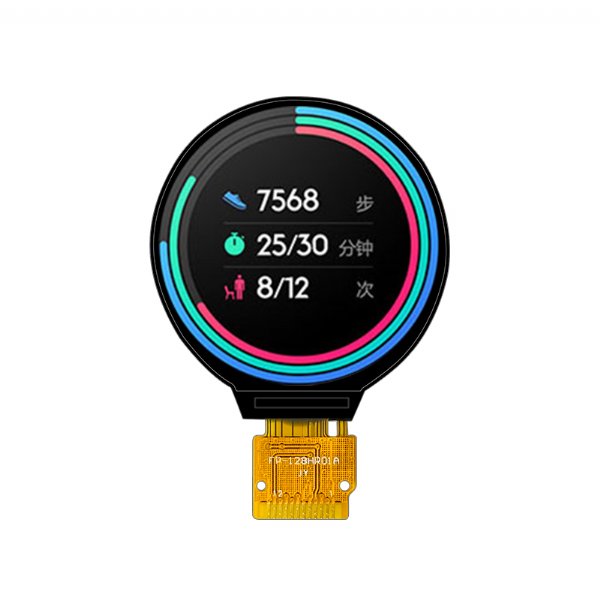 1.28" 240RGB x240 彩色 TFT LCD 顯示器 (圓型顯示器)