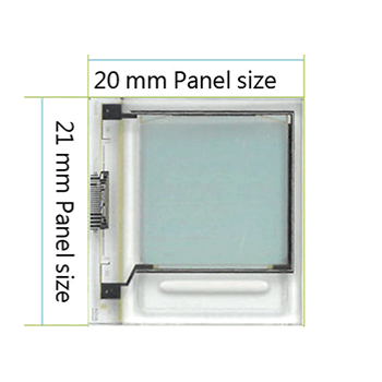 Transparent OLED - Segment Type With Invisible Pattern